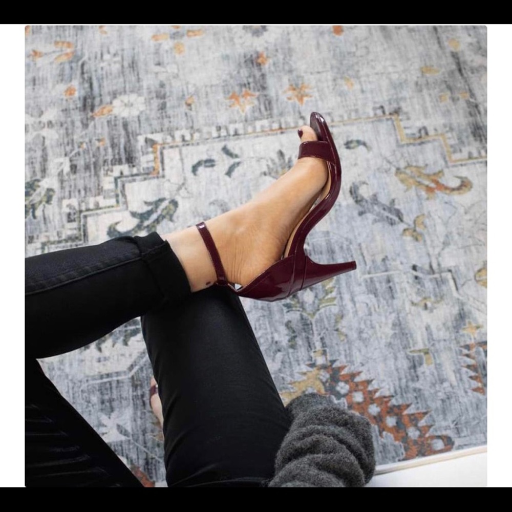 Pashionista - Patent Stiletto Merlot